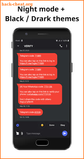 Blue SMS - Messenger screenshot