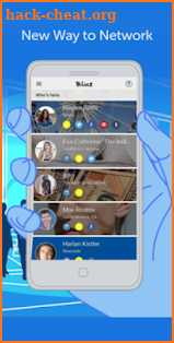 Blue Social - Your Virtual Name Tag screenshot