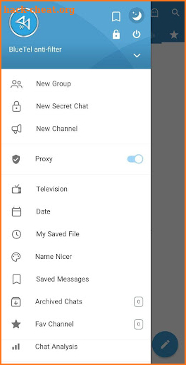 Blue Tel Messenger screenshot
