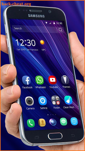 Blue Theme For Huawei P30 screenshot