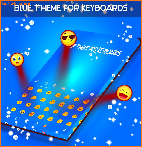 Blue Theme for Keyboards screenshot