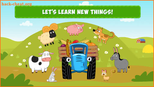 Blue Tractor: Learning Games for Toddlers Age 2, 3 screenshot