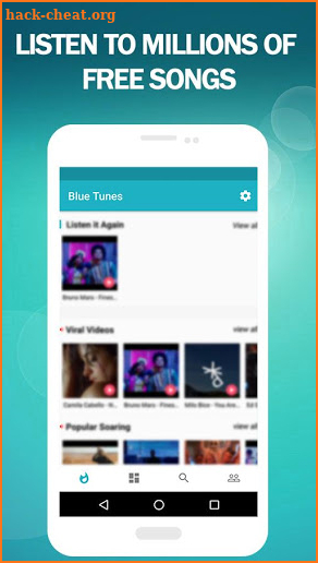 Blue Tunes - Free Unlimited Music Videos Player screenshot