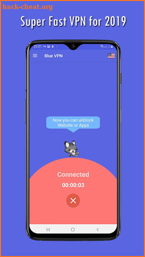 Blue VPN - Fast and Unlimited screenshot