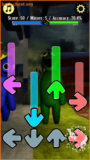 Blue vs Green Rainbow Friends screenshot