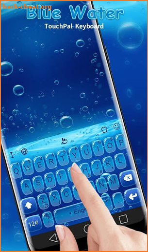 Blue Water Keyboard Theme screenshot