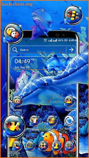 Blue Whale Theme screenshot