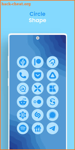 Blue You - Icon Pack screenshot