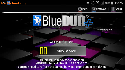 BlueDUN+ screenshot