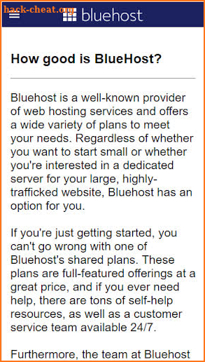 Bluehost - Powerful Web Hosting - Ultimate Guide screenshot