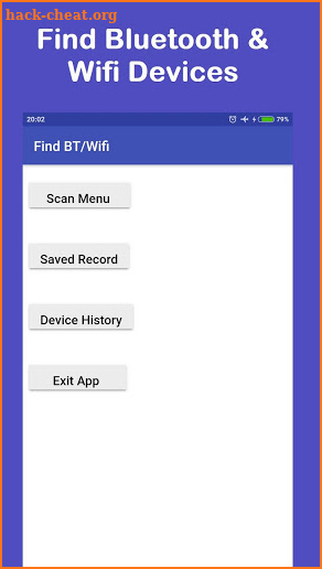 Bluetooth and WiFi (Electromagnetic) Analyzer Tool screenshot