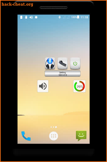 Bluetooth Audio Widget Battery screenshot