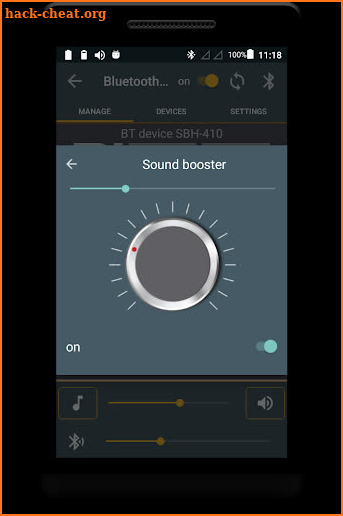 Bluetooth Audio Widget Battery screenshot