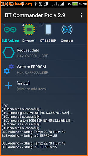 Bluetooth Commander Pro screenshot