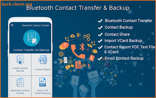 Bluetooth contact transfer - My contacts backup screenshot