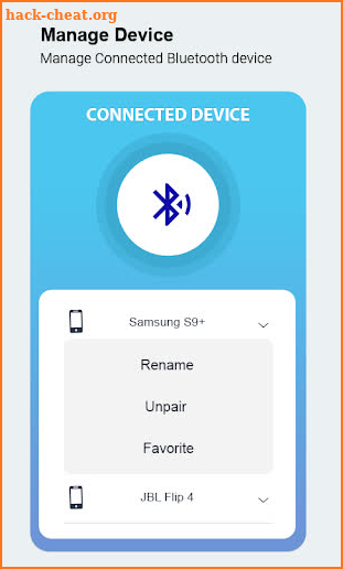 Bluetooth Device Manager screenshot