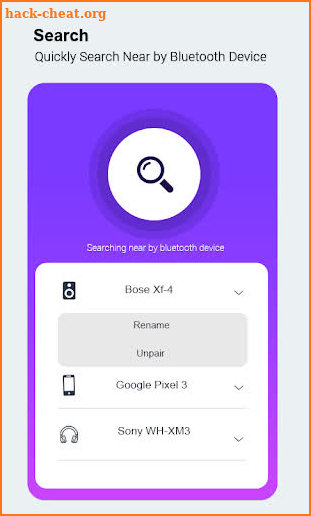 Bluetooth Device Manager screenshot