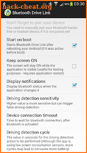 Bluetooth Drive Link screenshot
