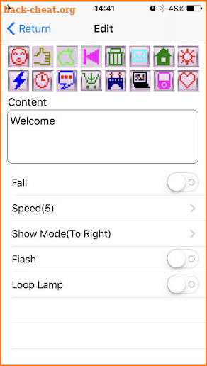 Bluetooth LED Name Badge screenshot