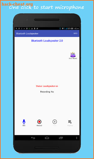 Bluetooth Loudspeaker screenshot