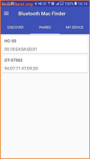 Bluetooth Mac Address Finder screenshot