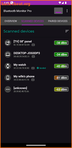 Bluetooth Monitor Pro screenshot