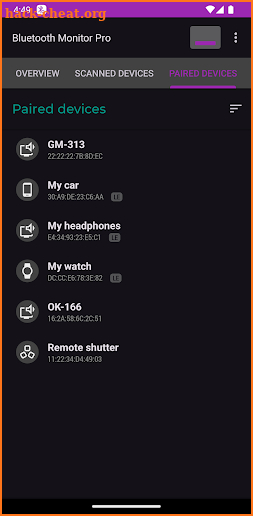 Bluetooth Monitor Pro screenshot