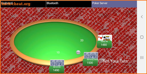 BlueTooth Poker8 screenshot