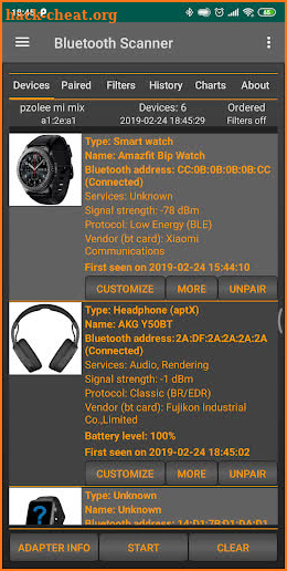 Bluetooth Scanner screenshot