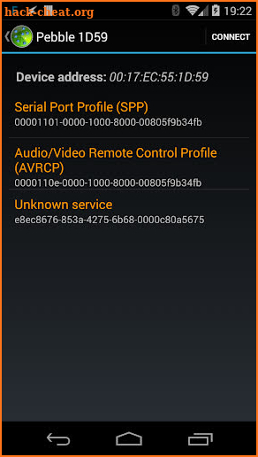 Bluetooth Scanner - btCrawler screenshot