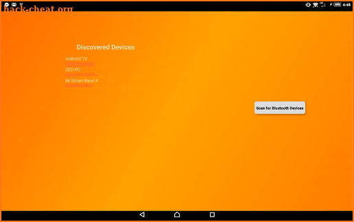 Bluetooth Scanner for Android TV(donation) screenshot