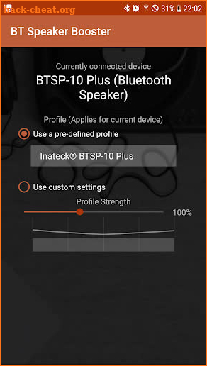 Bluetooth Speaker Booster screenshot