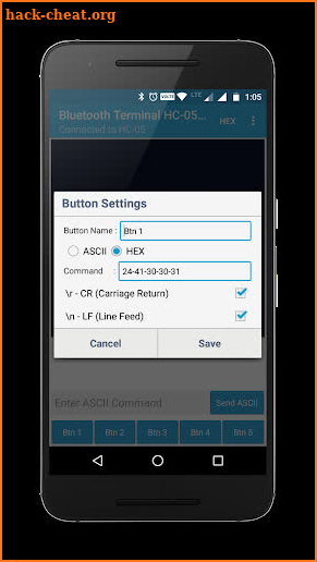 Bluetooth Terminal HC-05 Pro screenshot