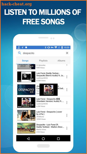 BlueTunes - Free Music & Music Videos screenshot