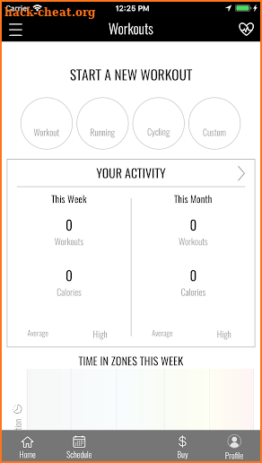 Bluewater Fitness App screenshot