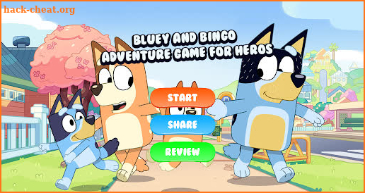 Bluey & Bingo Game family Run screenshot