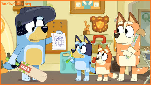 Bluey & Bingo Hero Game screenshot