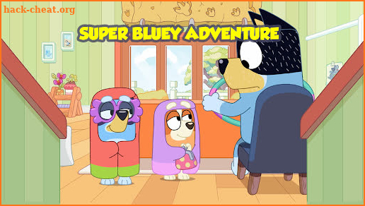 bluey driving adventure game screenshot