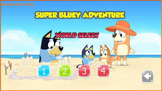 bluey driving adventure game screenshot