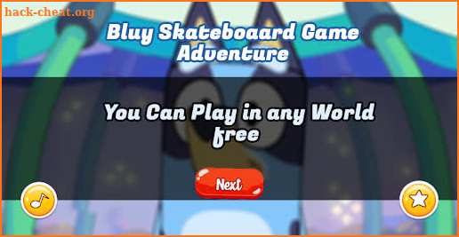 Bluey Game Skateboard adventur screenshot