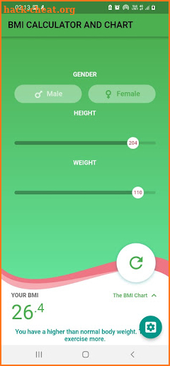 BMI Calculator And Chart screenshot