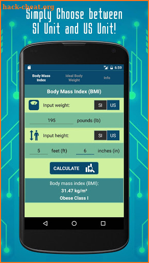 BMI Calculator App: Body Mass Index & Ideal Body screenshot