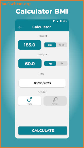 BMI Calculator: Weight Tracker screenshot