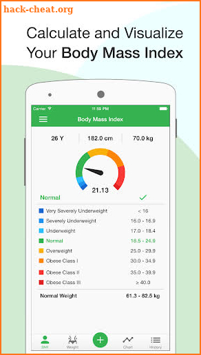 BMI Calculator - Weight Tracker - Body Fat Percent screenshot