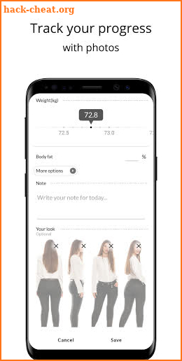 BMI Calculator with Weight Tra screenshot
