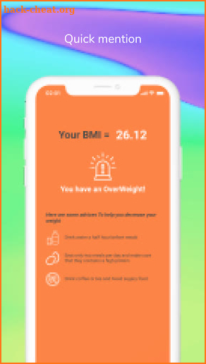 BMI Check screenshot