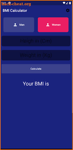 BMICalculator screenshot