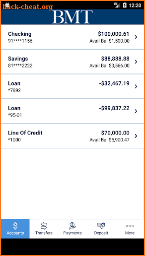 BMT Mobile Banking screenshot