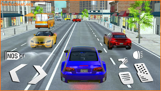 BMW Highway Traffic Car Racing screenshot