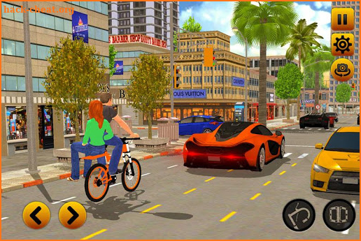BMX Bicycle Taxi Driver 2019: Cab Sim screenshot